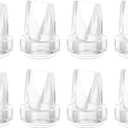 TOVVILD 8PCS Duckbill Valves Compatible with eufy E10 E20 S1 S1 Pro MomMed S21,S32 Breast Pump Replacement Pump Parts Accessories