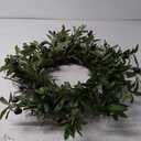 Olive Wreath, Realistic Faux Greenery, Farmhouse Front Door Decor