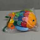 Melissa & Doug Ks Kids, Flip Fish Stuffed Animal, Soft Baby Book, Multi-Textured Squeaking & Crinkling Infant Sensory Toys for Babies with Baby Mirror, Tummy Time Toys for Infants Ages 09 Months