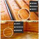 32oz 100% Pure Tung Oil for Wood Outdoor with Brush, Safe Food Grade Tung Oil for Wood Finish, Natural Waterproof Sealer Can Used on Cutting Boards, Outdoor Furniture, Butcher Blocks, 32 Fl Oz