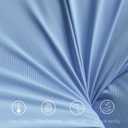 Cooling Comforter King Size - Cooling Blankets for Hot Sleepers and Night Sweats, Absorbs Body Heat to Keep Cool, Luxury Breathable Soft Lightweight - Blue, Q-Max>0.4, King (90" x 106")