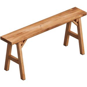 35.5in Narrow Bench for Entryway, Solid Wood, 35.5in/90cm