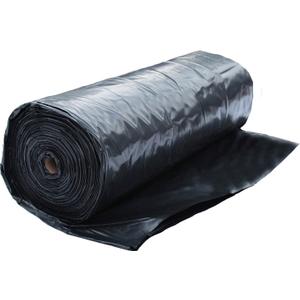 Black Plastic Sheeting Weed Barrier Landscape Fabric Heavy Duty Plastic Roll for Garden Multi Use Polyethylene Sheeting, L