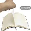 3 x Business Notebook, 1 8.3-inch x 5.7-inch A5 hardcover PU leather notebook, 8mm grid 200 pages -100 study and office notebooks diary (Pink)