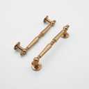 10 Pack Champagne Bronze Cabinet Pulls 5 Inch/128mm Hole Center Zinc Alloy Handles for Drawer Dresser Kitchen Cupboard Bathroom Furniture Hardware