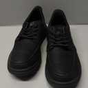 FitVille Wide Slip On Shoes for Men Lightweight Casual Dress Oxfords Shoes Business Walking Sneakers with Arch Support (Jet Black)