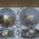 LMS Mid Century Pendant Lights, Brushed Gold Kitchen Island Light Fixtures with White Globe Glass Shade, Adjustable Hanging Cord, 2-Pack for Home Office Dining Room Bathroom, LMS-186PL-BGWS2PK