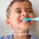 2 x Philips Sonicare for Kids - Genuine Replacement Electric Toothbrush Heads, Compact Size, for Kids Aged 3+, 2 Pack, HX6032/94
