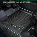 VIWIK Ford Explorer Floor Mats 7 Seat for 2020-2025 2026 Model - All Weather, Easy to Clean, Custom Fit TPE - 3D Scan, Non-Slip, High Edge for Full Coverage, Waterproof, Stain Resistant