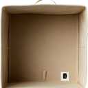 Amazon Basics Collapsible Fabric Storage Cube Bins Organizer with Handles for Organization and Organizing Solution, 13"x13"x13", Beige, 6-Pack