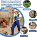 Chicken Poop Scooper for Sand, 15-Inch Large Adjustable Metal Chicken Poop Scooper, Chicken Manure Scoop is Suitable for Cleaning Chicken Coops, Stables, Cat Litter Boxes, Pastures