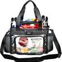 J.CARP Clear Bag Heavy Duty Backpack Durable Transparent See Through Bag