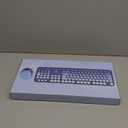 Wireless Keyboard and Mouse Combo, Retro Typewriter Keyboard with Round Keycaps, Full-Size Ergonomic, Blue, Ideal for Windows PC, Home, Office, and College, Wireless Keyboard Mouse Combo