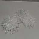 Sumind 36 Pcs Large Acrylic Crystal Christmas Snowflakes Ornaments for Tree Clear Icicle Drop Hanging Snowflakes for Christmas Tree Winter Party Window Decorations Wonderland Party (A Style)