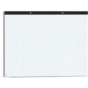 Large Graph Paper Pad 22x17, 50 Sheets, 4x4 Engineering Grid for Drafting