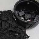 Halloween Decoration Set, Ultrasonic Mist Maker Fogger with Black Witch Cauldron DIY Magic Floating Bottles Halloween Skeleton Splash Guard, Spooky Hocus Pocus Party Decor for Home Garden Kitchen Yard