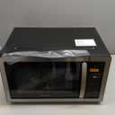 Farberware 1.1 Cu. Ft. Countertop Microwave Oven  1000 Watts Power, Auto Cook Settings, Defrost, Easy Clean and Child Safety Lock - Stainless