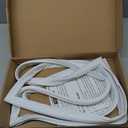 Upgraded 5304507201 Freezer Door Gasket for Frigidaire Kelvinator Kenmore Crosley Refrigerator Door Gasket Seal Replacement, Refrigerator Freezer Door Seal Replace 216522306, 216522356, 5304507209