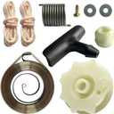 Return Spring Starter Handle Rope Pulley for Poulan P3314 PP4218 PP4620AV PPB4018 SM4218AV Chain Saw Replaces Part 530071966 530071881
