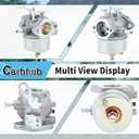 Carbhub 640052 Carburetor for Tecumseh 640349 640054 640058 640058A HMSK80 HMSK85 HMSK90 HMSK100 HSMK110 LH318A LH358SA 8HP 9HP 10HP Snowblower Generator Chipper Shredder - Tecumseh 640052 640054 Carb