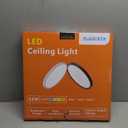 Led Flush Mount Ceiling Light,16 Inch 32w 3480lm,3000k/4000k/6000k 3CCT Selectable, Round Modern Flat Panel Super Slim Led Ceiling Light,for Living Dining Kitchen Bedroom Room (1Pack-White)