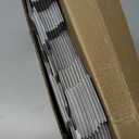 Backsplash Tile for Kitchen Peel and Stick Stone Matte Finish,Bathroom Tiles Stickers 3D Wall Panel Linear Mosaic Marble Backsplash Waterproof(10sheets,White Gold)