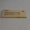 TECKNET Bluetooth Keyboard Rechargeable, 4-Device Free Switching (2.4G+BT), Ultra-Slim Full Size Wireless Keyboard, Quiet Typing, for PC/Laptop/Smart TV/Phone, Adjustable Stand, 12 Multimedia Keys (White)