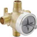 Delta Faucet R11000 3-Setting and 6-Setting Custom Shower Diverter Valve Kit, Rough-In Kit for Delta Shower Trim Kits, Brass Construction, R11000