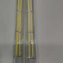 11.8IN 1000LM 5000K Daylight White Light Bulbs E26 Base, T10 T9 Edison Bulbs Dimmable 8W, AC 120V 100 Watt Equal Filament Bulb, Vintage Clear Glass Long Tubular LED Bulb, UL Certified - 2Pack