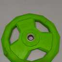 SPART Color Coded Weight Plate 2-Inch Rubber Coated Olympic Grip Plate for Barbell, Solid Cast Iron Weight Plates for Strength Training, Weightlifting, Crossfit, Home Gym, 2.5LB/5LB/10LB/25LB/35LB/45LB, Pair