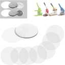 200Pcs Clear Badge Film 70mm (2.76in), Transparent Badge Protective Film for 2.25 Inch 58mm Button Maker Machine, Plastic Film for DIY Round Badge Button, Circle Button Making Parts Mylars
