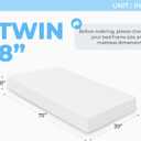 Neo Sleep 8 Inch Twin Cooling Gel Memory Foam Mattress, Medium Feel Comfort & Support with Pressure Relief, Breathable Memory Foam, CertiPUR-US Certified, Mattress in a Box (Twin, 8 in)