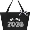Vavabox 40th Birthday Gifts Women, Unique 40 Years Old Tote Bag, Vintage 1986 Handbag Gifts for Women Mom Wife Friend