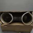 Heavy PVC Dust Collection Hose 6" x 10', Puncture Resistant PVC Dust Collection Hose with Carbon Steel Wire Coil for Woodworking, Workshops, Dust Collectors