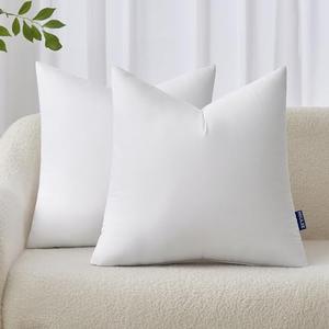 MIULEE 18x18 Inches Pillow Inserts Pack of 2, Decorative Throw Pillow Inserts for Couch