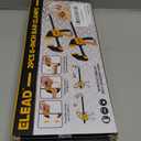 6" Mini Bar Clamps for Woodworking, 2-Piece One-Handed F Clamp/Spreader, 75LBS Load Limit Wood Clamp, Quick Release Grip Clamps for Table Wood Working, Light-duty Tools