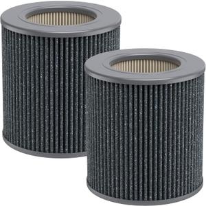2 Pack Air Mini PECO-HEPA Replacement Filters Compatible with Moleku-le Tri-Power Air Mini and Air Mini + Air Purifiers, 3-in-1 High-Efficiency Replacement Filter