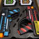 Squad Hero Rechargeable Laser Tag 360 Sensors + LCDs - Set of 4 - Easter Gift Ideas for Kids Teens and Adults Boys & Girls Family Fun - Cool Teenage Lazer Group Activity, Teen Gifts Ages 8+ Year Old