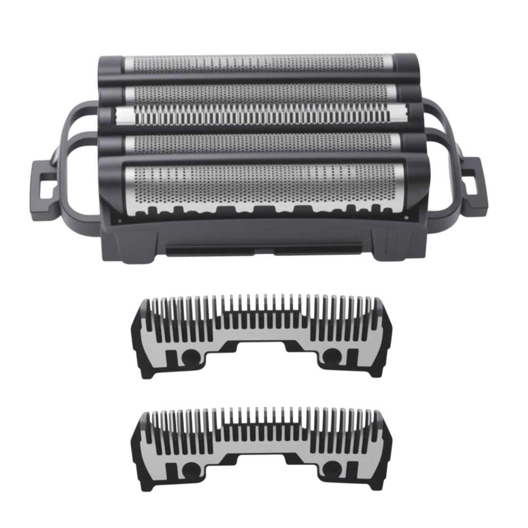 Compatible with Panasonic arc 5 Replacement Blades,Outer Foil and Inner Blade Set WES9032P,ES-LV65 Replacement Blades and Foil Fit for Panasonic ARC5 Electric Razor for Men. (Black1)