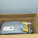 GLAHODEN Retractable Garden Hose Reel 1/2 in x 130 ft, 2025 Upgraded Dual Ratchet Lock UV & Freeze Protection Brass Seal Slow Retraction Anti-Tangle Hose 180Swivel Reinforced Scaffold Wall Mount (Light Gray)