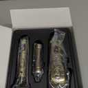 Lanumi Hair Clippers for Men Cordless Hair Trimmer Beard Trimmer/Nose Trimmer Professional T-Blade Trimmer USB Rechargeable Hair Cutting Grooming Kit Barber Clippers Set LED Display (Gold)