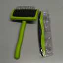 Pecute Slicker Brush for Dogs Cats with Air-Cushion and Soft Pins, Dog Brush for Shedding Massaging Grooming, Lightweight Cat Brush with Pet Comb, Gently Removes Loose Fur Undercoat