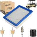 10L0L Golf Cart Tune Up Kit for Club Car DS 1992-Up (FE290/FE350 Gas Engine) - Full Maintenance Kit with Oil, Fuel, Air Filters & NGK Spark Plug - OEM 1013684