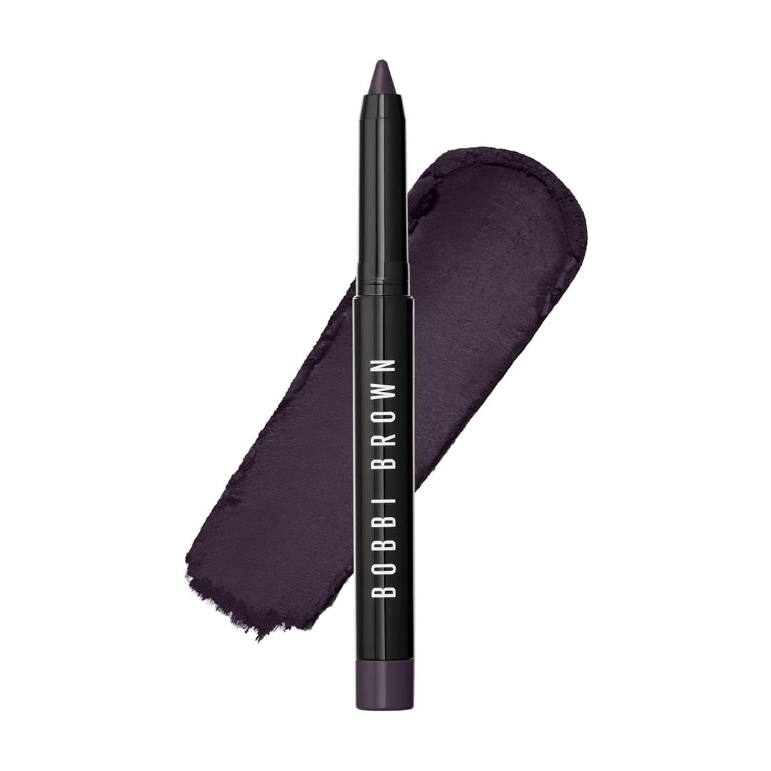 Bobbi Brown Long-Wear Cream Liner Stick | Non-Creasing, Pigment-Rich, Waterproof, Fine-Tip Eyeliner with Built-in Sharpener (02 Aubergine (Rich burgundy))