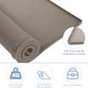 Garolue Washer and Dryer Covers for the Top, 23.6'' x 19.7'' Silicone Rubber Mat for Laudry Machine & Dryer,Non-slip Heavy Duty Waterproof Washable Top Protector Mat Pad for Laundry & Kitchen,Apricot