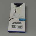 6 Foot Braided Nylon Micro Black Chrome USB Charge/Sync Cable