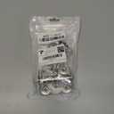 2 Pcs Screen Door Hinges Stainless Steel Self Closing Spring Loaded Hinges 2.4 x 3 Inch for Home Interior, Exterior Doors and Commercial Use