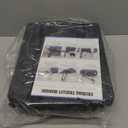 Folding Hand Truck 500lbs, Portable Heavy Duty Dolly Cart, 6 Wheels Collapsible Luggage Cart with 2 Elastic Ropes - Compact Trolley Cart for Easy Moving - Ideal Hand Cart for Travel and More (17, Black)