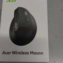 acer Ergonomic Mouse Wireless, Adjustable DPI Vertical Mouse 1000/1200/1600 with 6 Buttons, Rechargeable Ergo Mice with 2.4GHz USB Receiver for Computer, Laptop, PC, iMac and Desktop, OMR241