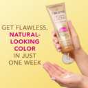 Jergens Natural Glow Self Tanner Body Lotion, Sunless Tanning, Fair to Medium Skin Tone, Daily Moisturizer with Coconut Oil, Vitamin E and Antioxidants, 7.5 Oz